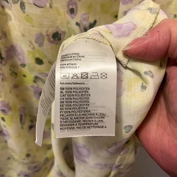 NWT Size XL H&M Floral twist front Cami dress - Picture 13 of 14